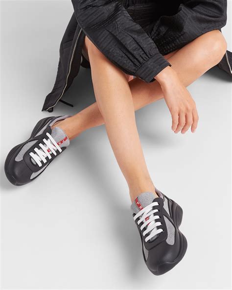 prada america's cup soft rubber and bike fabric sneakers|prada americas cup sneakers sale.